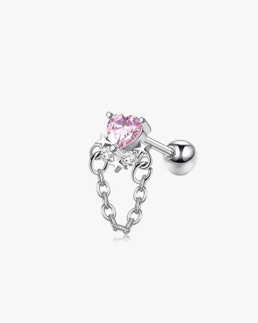 Polished stainless steel stud earrings with minimalist appeal