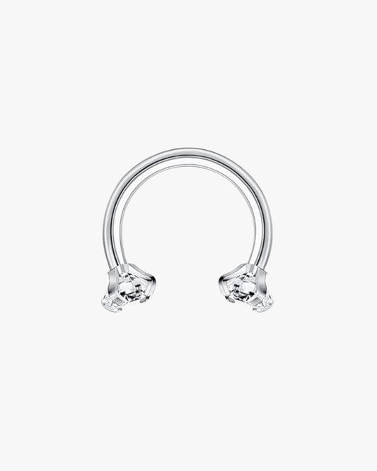 Stainless steel clicker hoops – modern and versatile jewelry in silver color