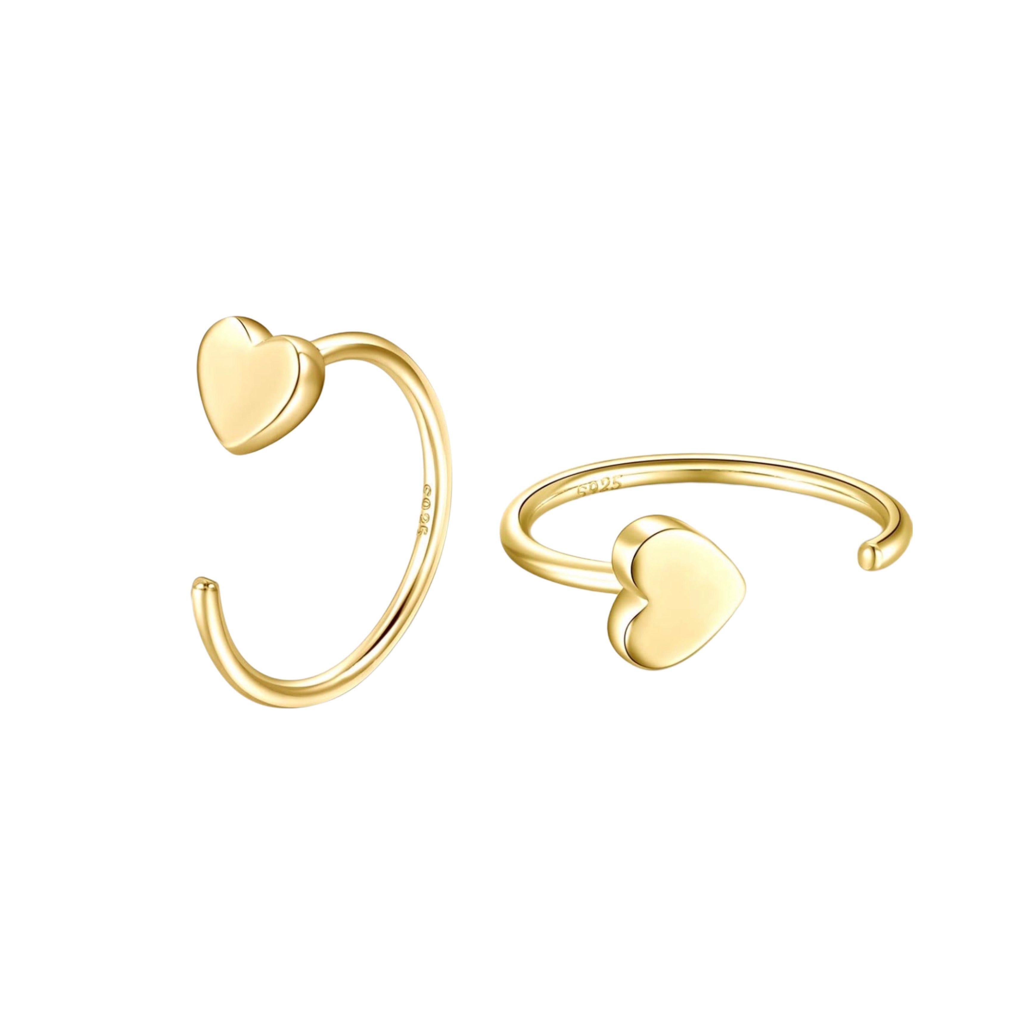 Huggie earrings for lobe and cartilage piercings