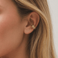 18K PVD Gold Pavé Ear Cuff – Nova