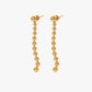 18K PVD Gold Plated Beaded Drop Earrings – Selora