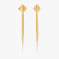 18K PVD Gold Plated Fringe Tassel Earrings – Valira