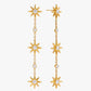 18K PVD Gold Plated Starfall Drop Earrings – Lysera