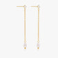 18K PVD Gold Plated Threader Chain Earrings – Elara