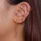 Pave Butterfly Stud in ear