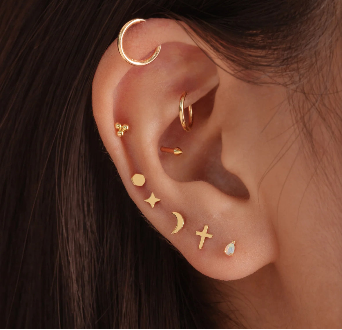 Opal Drop Stud - My Earscapes