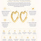 Mini Heart Hoop Earrings – LoveLost II