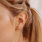 Pave Moon Stud - My Earscapes
