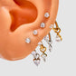 Pearl Drop Open Hoop – Capri
