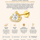 Gold Stainless Steel Crystal Planet Stud Earring – Trinidad