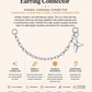 Surgical Stainless Steel Chain Earring Connector – yux