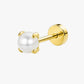 Peril II Stud – Minimal Pearl Flat Back Cartilage Piercing
