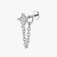Étoile Gold Marquise Chain Flat Back Labret Stud | Piercing Jewelry