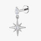 Vesper Gold Marquise Chain Flat Back Labret Stud | Piercing Jewelry