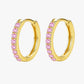 Gold Plated Stainless Steel Classic Mini Hoop Earrings – Saphyre
