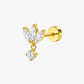Ling Stud – Crystal Fan Piercing