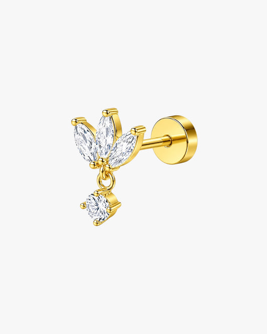 Ling Stud – Crystal Fan Piercing