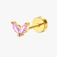 Nori Stud – Pink Crystal Flat Back Stud