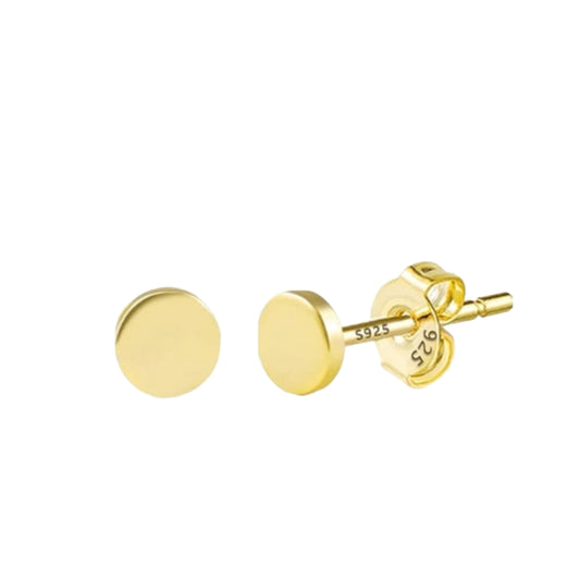 Gold Plated Flat Studs