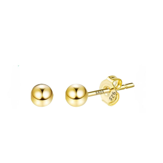 Gold Plated Ball Studs