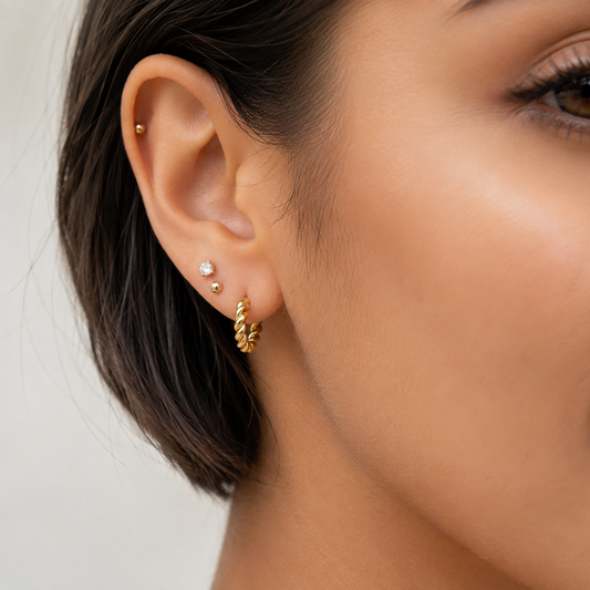 Baguette Hoop Earrings – Juniper