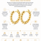 Baguette Hoop Earrings – Juniper