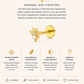 Bee Stud – Minimal Bee Piercing