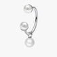 Pearl Drop Open Hoop – Capri