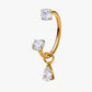 Pear Drop Open Hoop – Jori