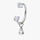 Pear Drop Open Hoop – Jori