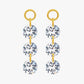Gold Plated Titanium Crystal Drop Charm – Ingen