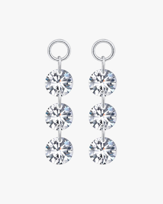 Gold Plated Titanium Crystal Drop Charm – Ingen