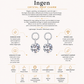 Gold Plated Titanium Crystal Drop Charm – Ingen I