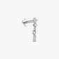 Manri Titanium Crystal Pave Piercing | Flat Back Cartilage Earring