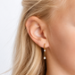 Titanium Marquise & Pear CZ Chain Dangle Earring Charm – Elina