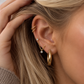 Gold Plated Stainless Steel Link Earring Chain Charm – Calysi