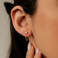 Metil Gold Marquise Chain Flat Back Labret Stud | Piercing Jewelry