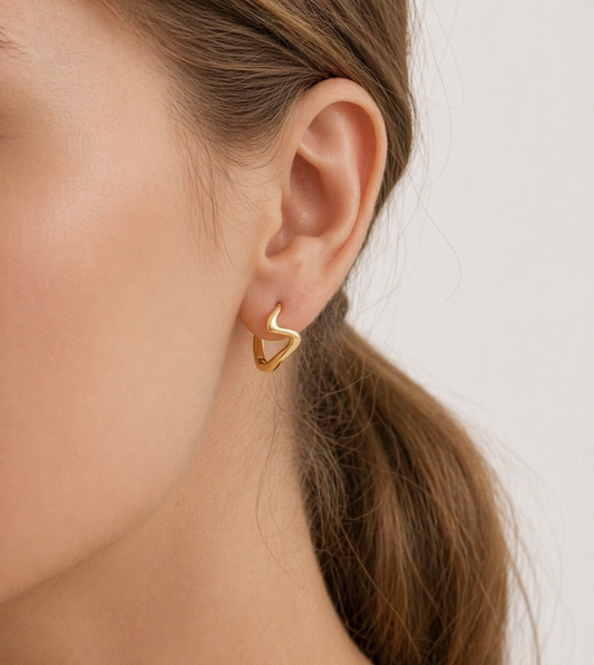 Gold Plated Stainless Steel Earrings – Elaria