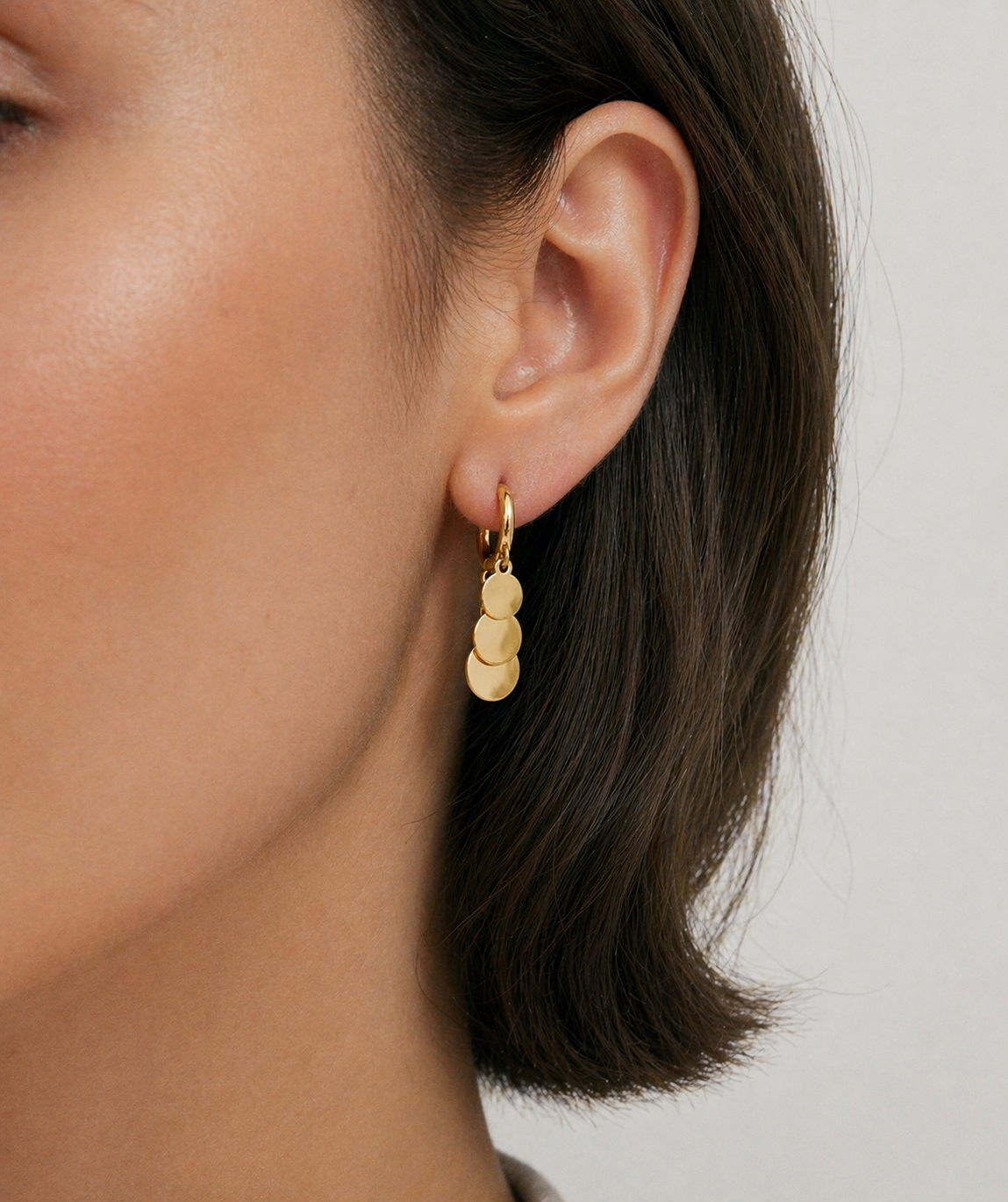 Gold Plated Stainless Steel Earrings – Selene