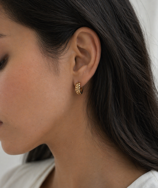 Gold Plated Stainless Steel Earrings – Lurea