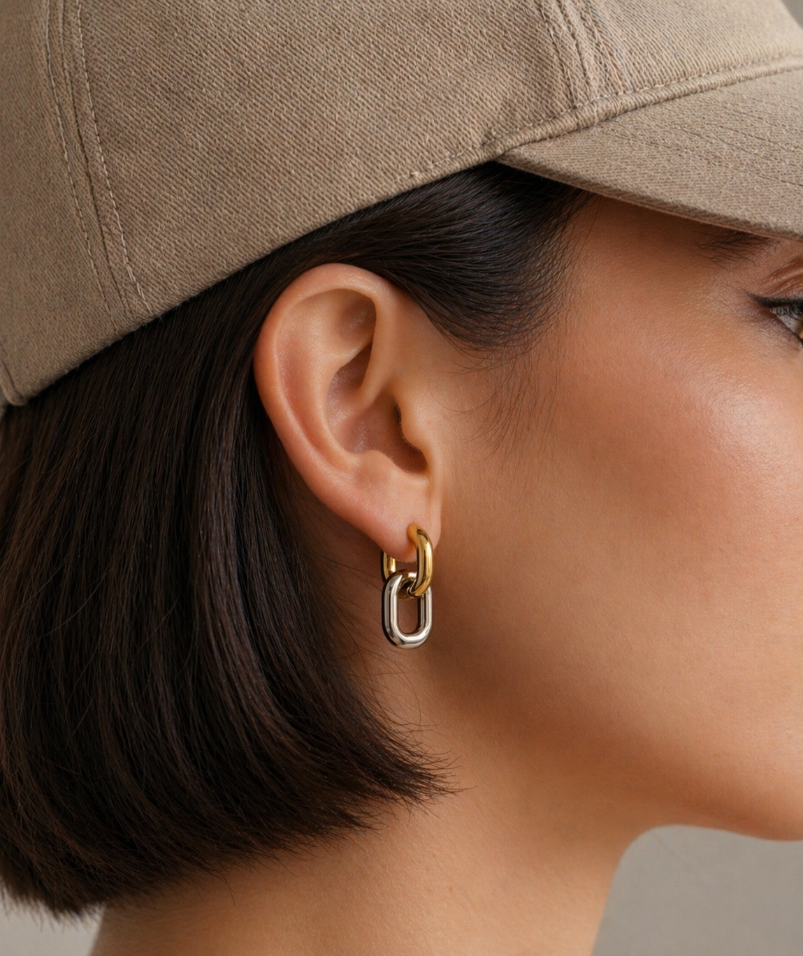 Gold Plated Stainless Steel Earrings – Solviera