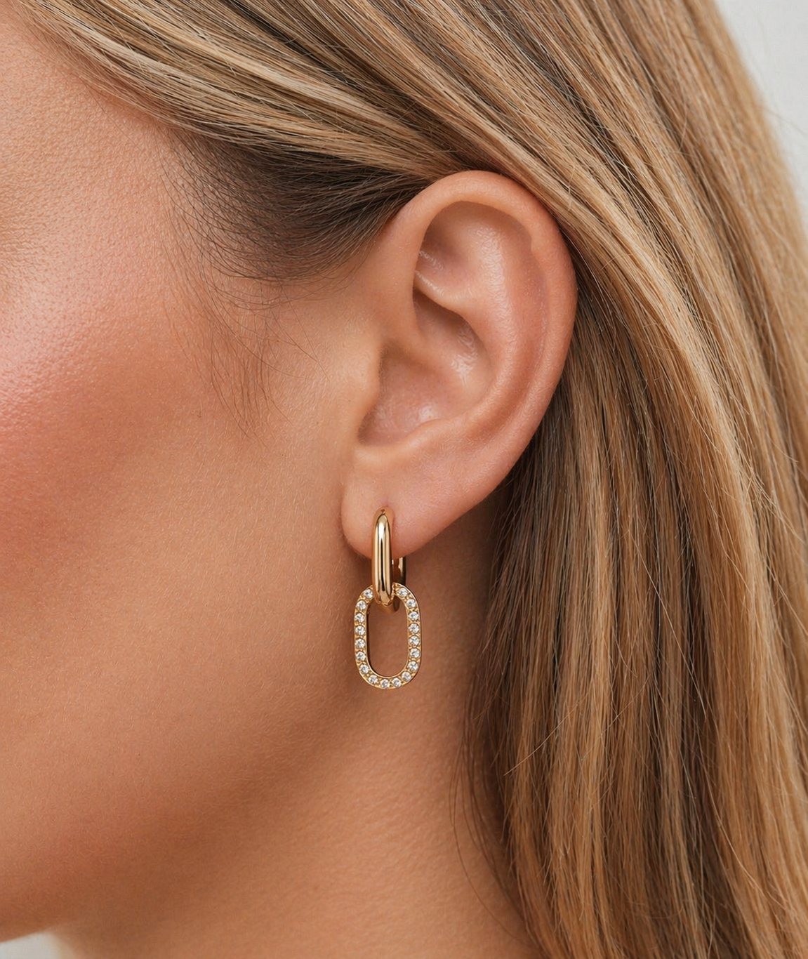 Gold Plated Stainless Steel Earrings – Eloria