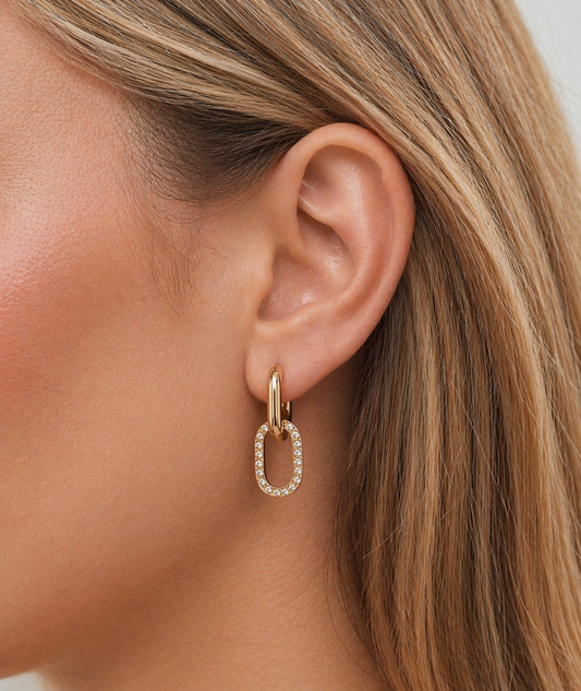 Gold Plated Stainless Steel Earrings – Eloria