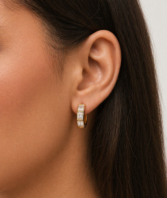 Gold Plated Stainless Steel Earrings – Zarelle