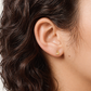 Anri Stud – Crescent Moon Crystal Piercing