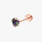 Gold Stainless Steel Rainbow Crystal Stud Earring – Kerala