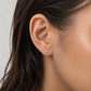 Crystal Cluster Stud Piercing – Byron | Flat Back Cartilage Earring