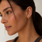 Gold Stainless Steel Crystal Stud Earring – Udaipur
