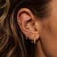 Osaka Stud – Flower Crystal Piercing