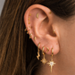Feather Stud Piercing – Flat Back Cartilage Earring